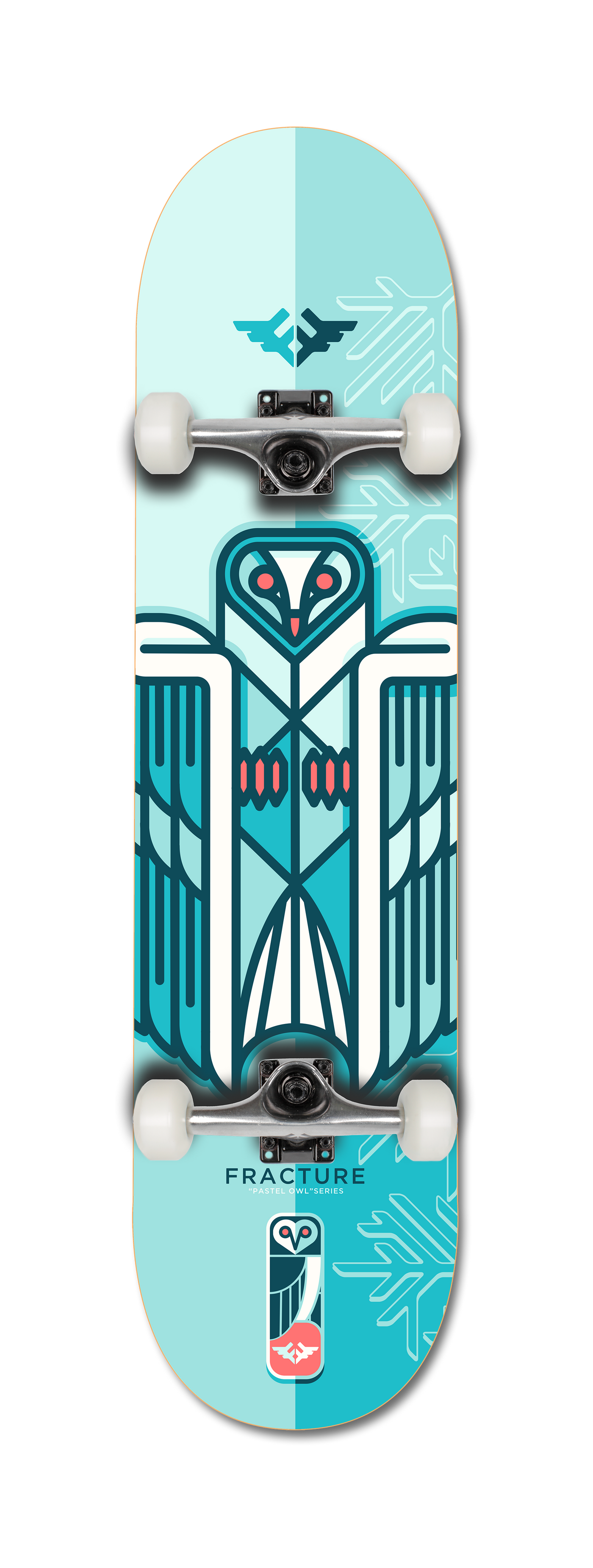 Fracture X Jono Wood Blue Complete Skateboard - 8.0"