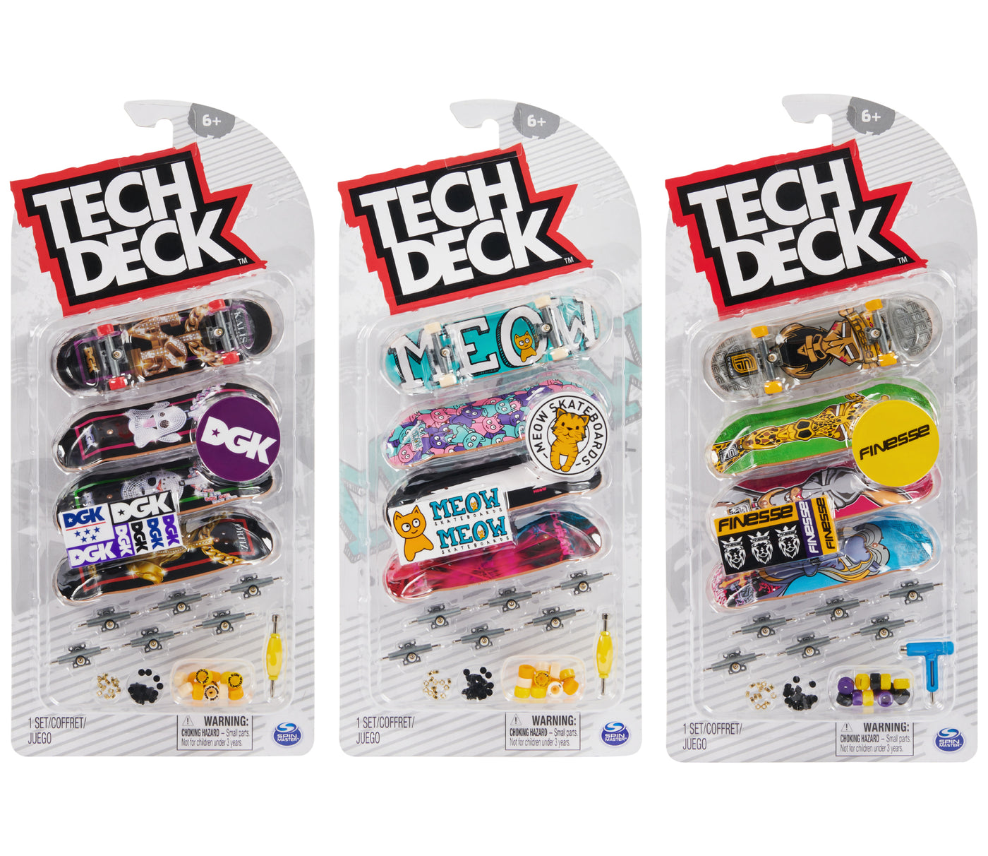 Tech Deck Ultra DLX Fingerboards 4 Pack - Random