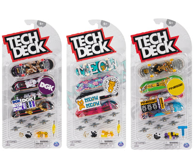 Pack de 4 touches Tech Deck Ultra DLX - Aléatoire