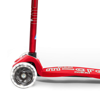 Maxi Micro Deluxe LED Scooter - Red