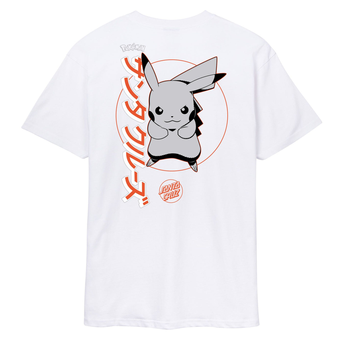 T-Shirt Santa Cruz X Pokémon Pikachu - Blanc