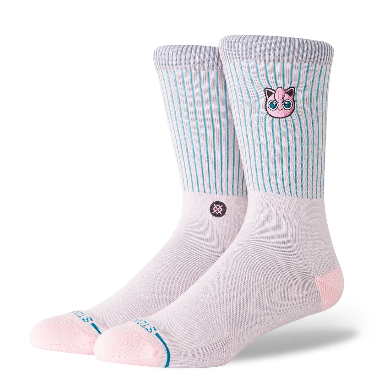 Stance Jigglypuff Crew Socks - Pink