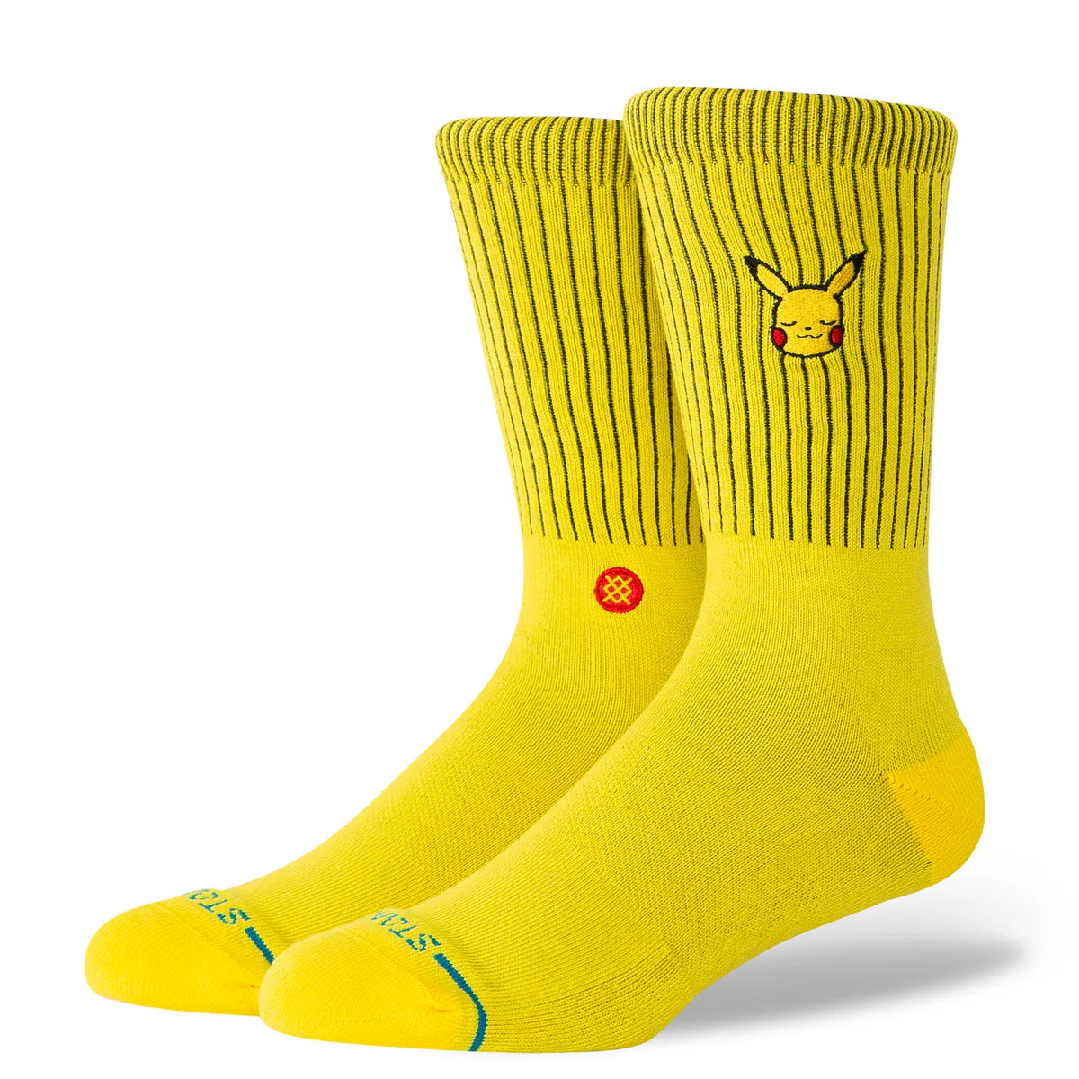 Stance Pikachu Crew Socks - Yellow – Slick's Skate Store