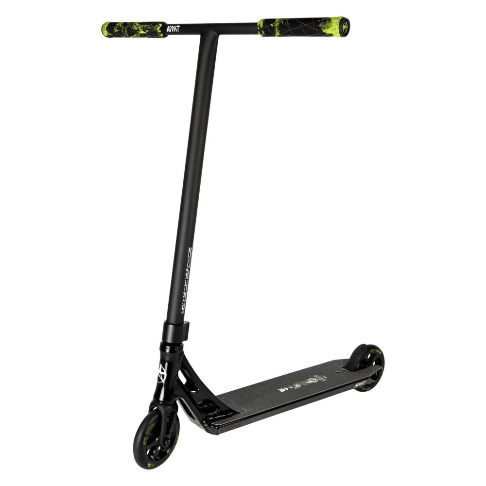 Addict Burner Glitch Stunt Scooter - Black/Black