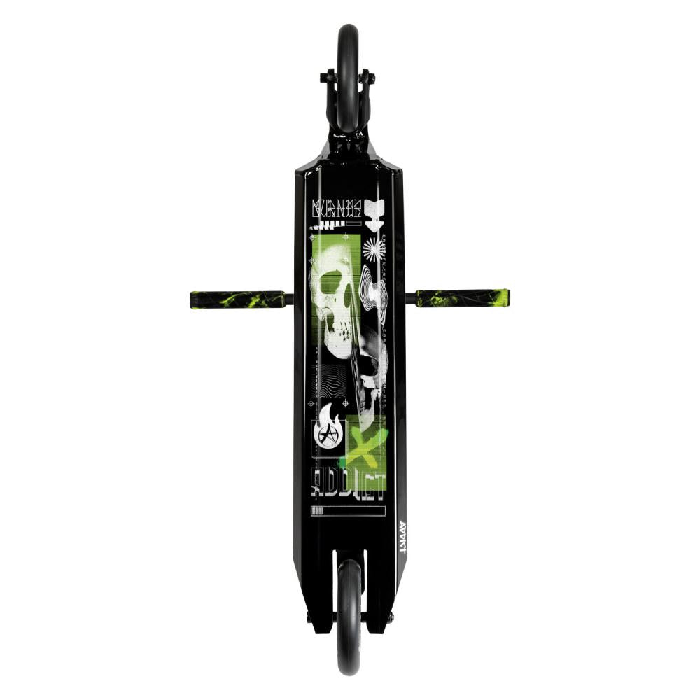 Addict Burner Glitch Stunt Scooter - Black/Black
