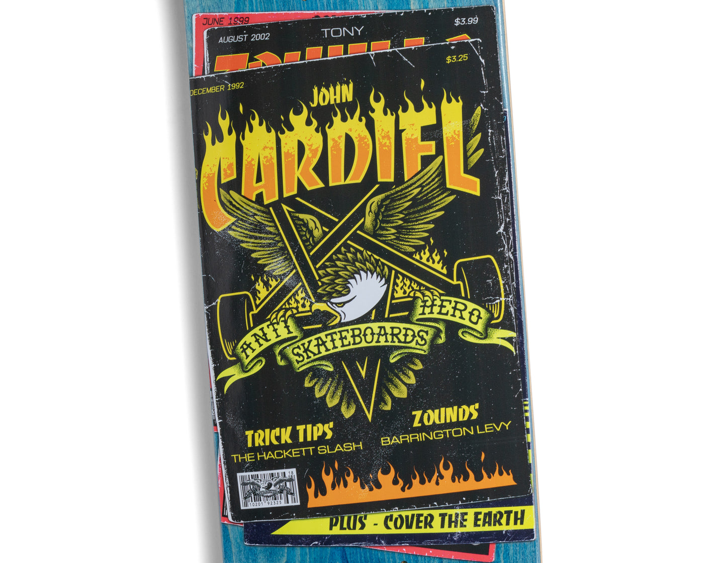 Anti Hero X Thrasher Collab Cardiel Skateboard Deck - 8.62