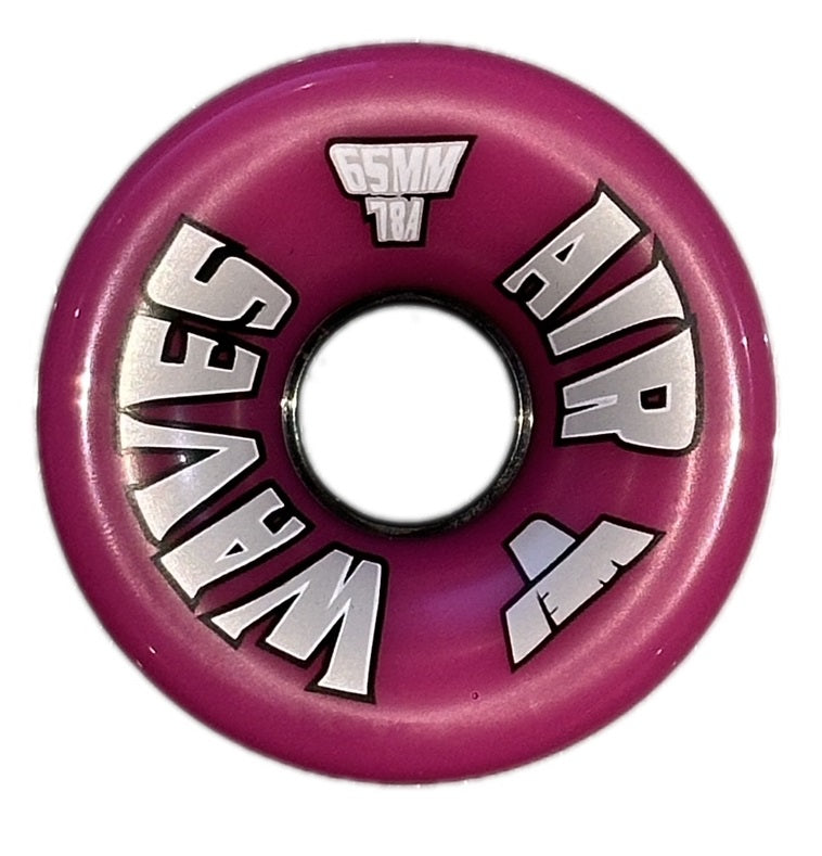 Air Waves Magenta Wheels 65mm - Set of 4 – Slick's Skate Store
