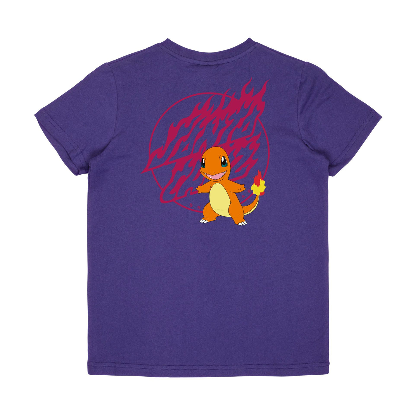 T-shirt pour jeunes Santa Cruz X Pokémon Charmander Flame Dot - Violet