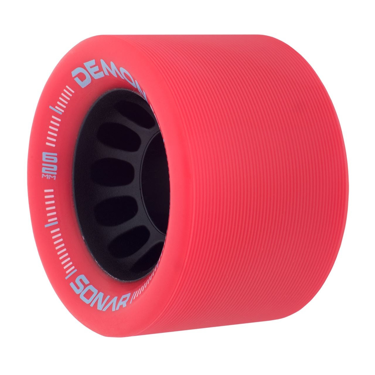 Sonar Demon EDM Red Roller Skate Wheels 62mm 95a - Set of 4