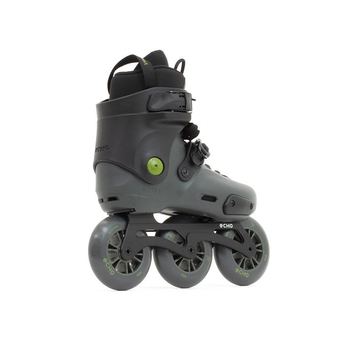 Echo Sonar 3 Wheel Freeskates - Black