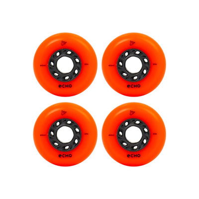 Echo Drift Orange Wheels 80mm 85a - Set of 4