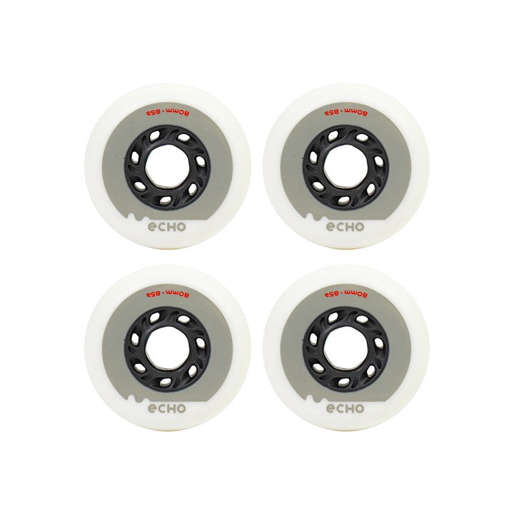 Echo Drift White/Cream Wheels 80mm 85a - Set of 4