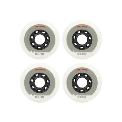 Echo Drift White/Cream Wheels 80mm 85a - Set of 4