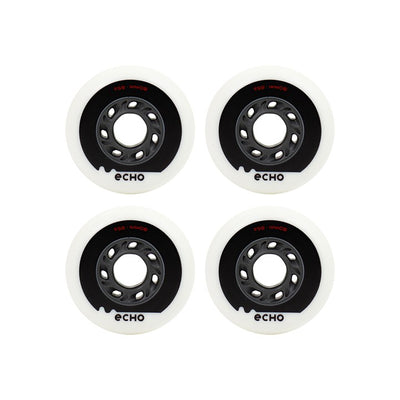 Echo Drift White/Grey Wheels 80mm 85a - Set of 4