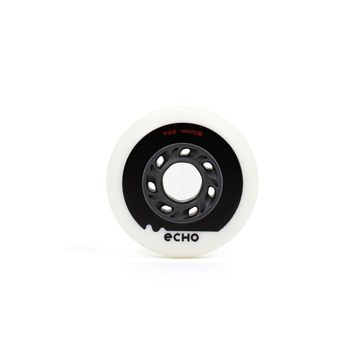 Echo Drift White/Grey Wheels 80mm 85a - Set of 4