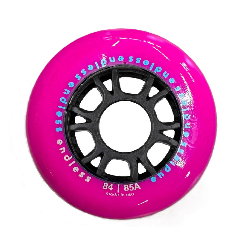 Endless Neon Pink 84mm Wheels - Set of 4 – Slick's Skate Store