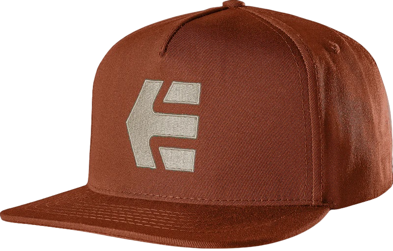 Etnies Icon Snapback Hat - Rust