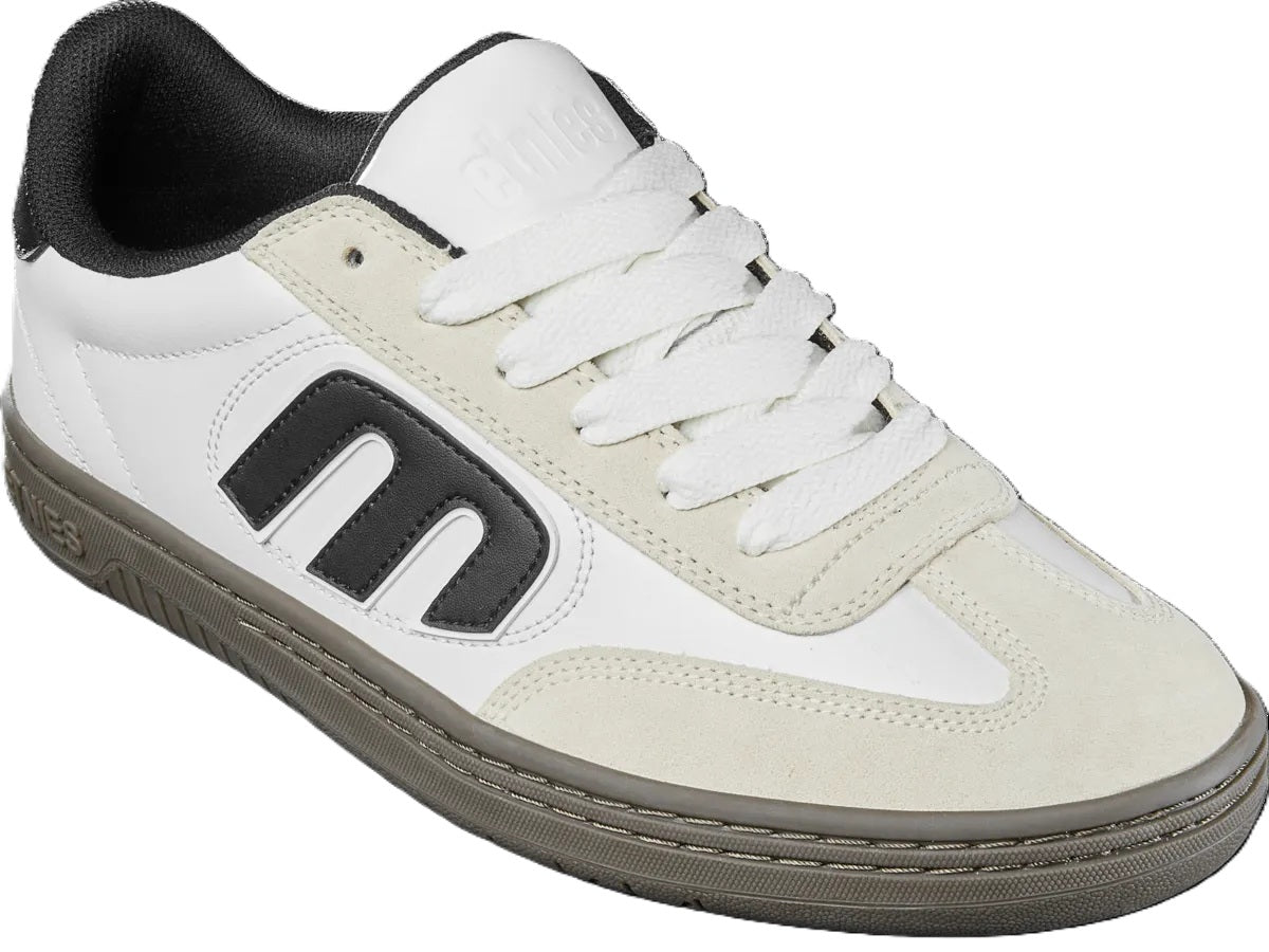 Etnies Locut Skate Shoes - White/Black/Gum