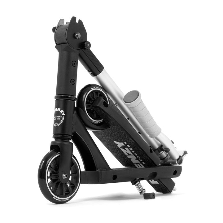 Frenzy 120mm Flex Recreational Scooter - Black/Silver
