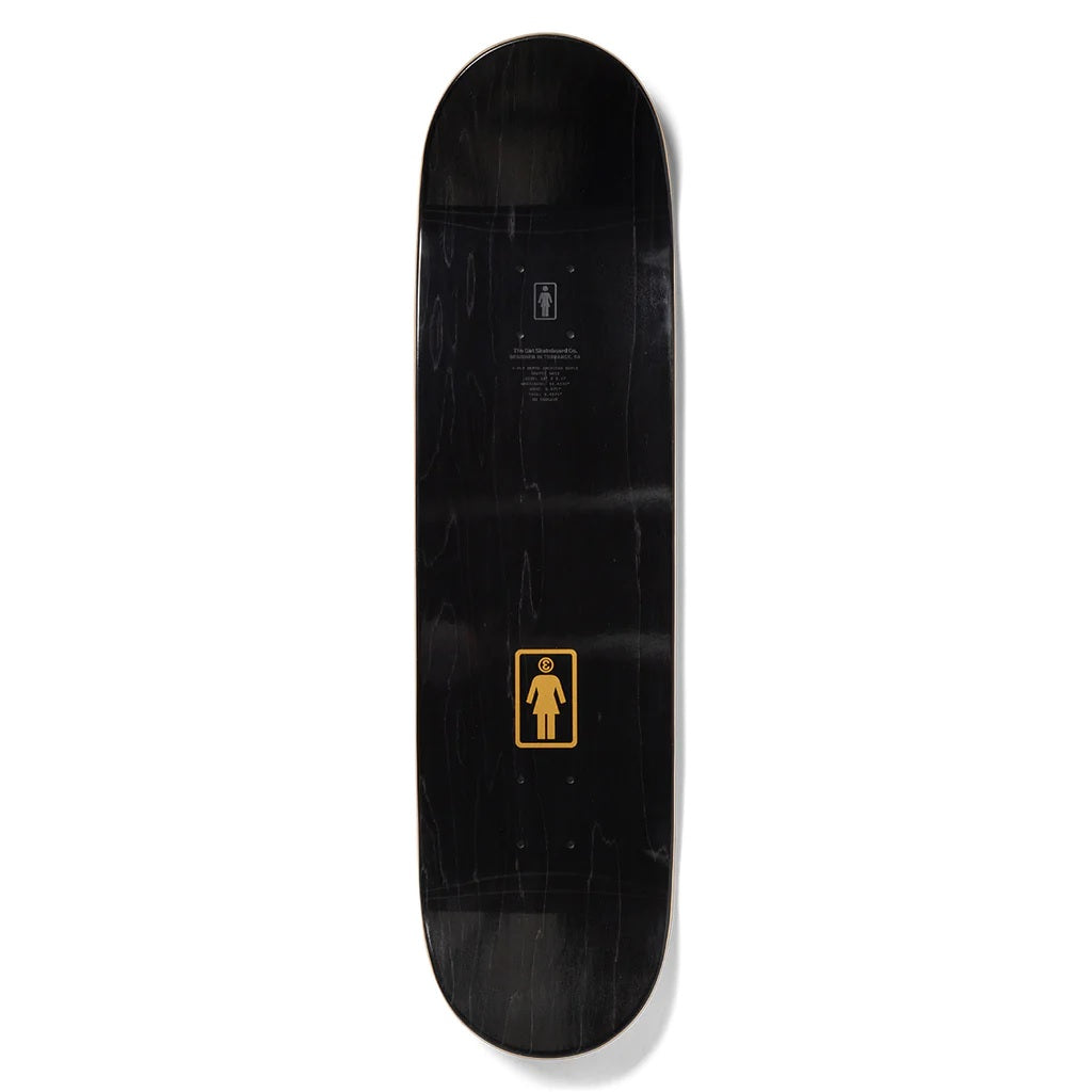 Girl X Preduce Gass Green Skateboard Deck - 8.0"