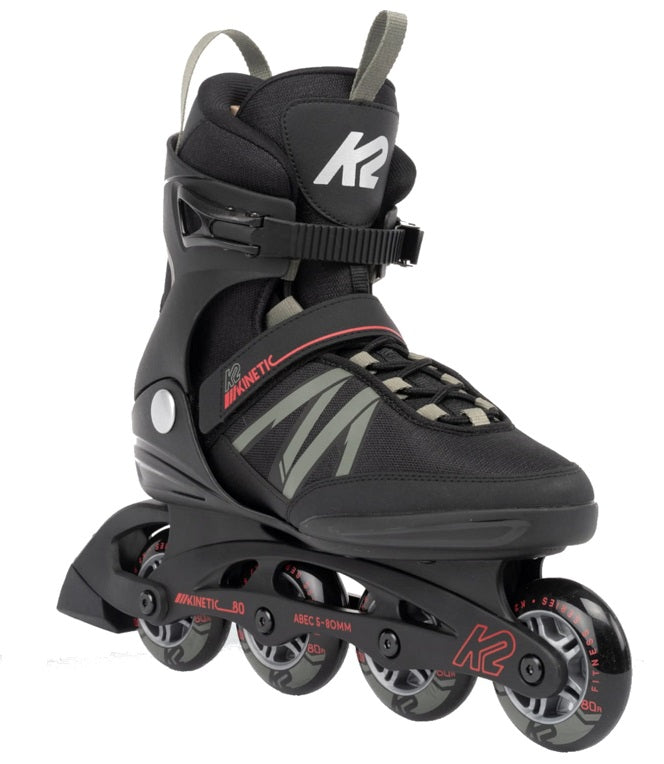 Patines K2 Kinetic 80 Pro XT - Negro/Gris