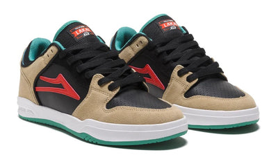 Lakai Telford Low Skate Shoes - Tan/Black