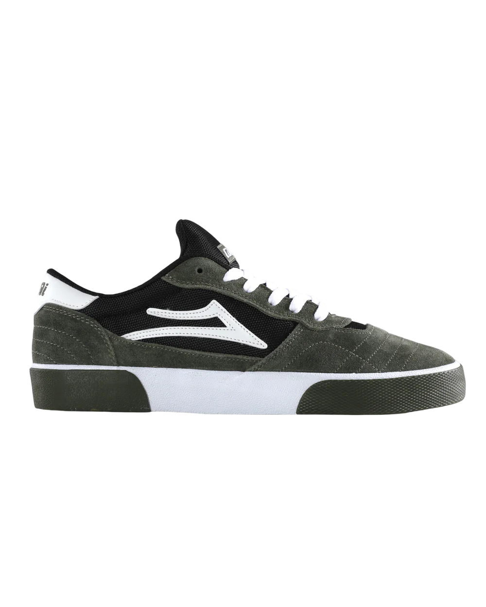 Lakai Cambridge Skate Shoes - Covert Green/Black/White