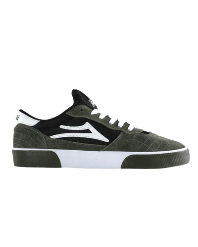 Lakai Cambridge Skate Shoes - Covert Green/Black/White