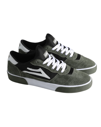 Lakai Cambridge Skate Shoes - Covert Green/Black/White