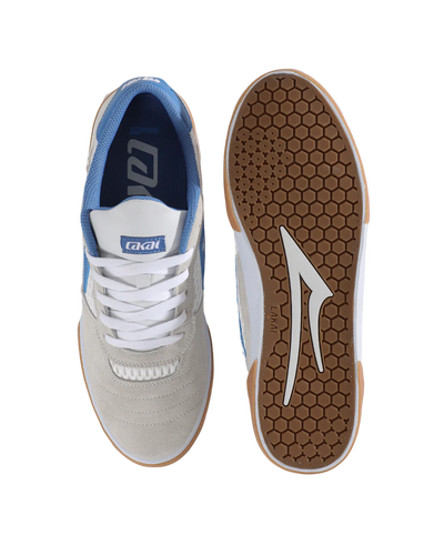 Lakai Cambridge Skate Shoes - White Suede Parisian Gum
