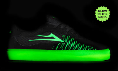 Lakai Essex Skate Shoes - Black/Glow
