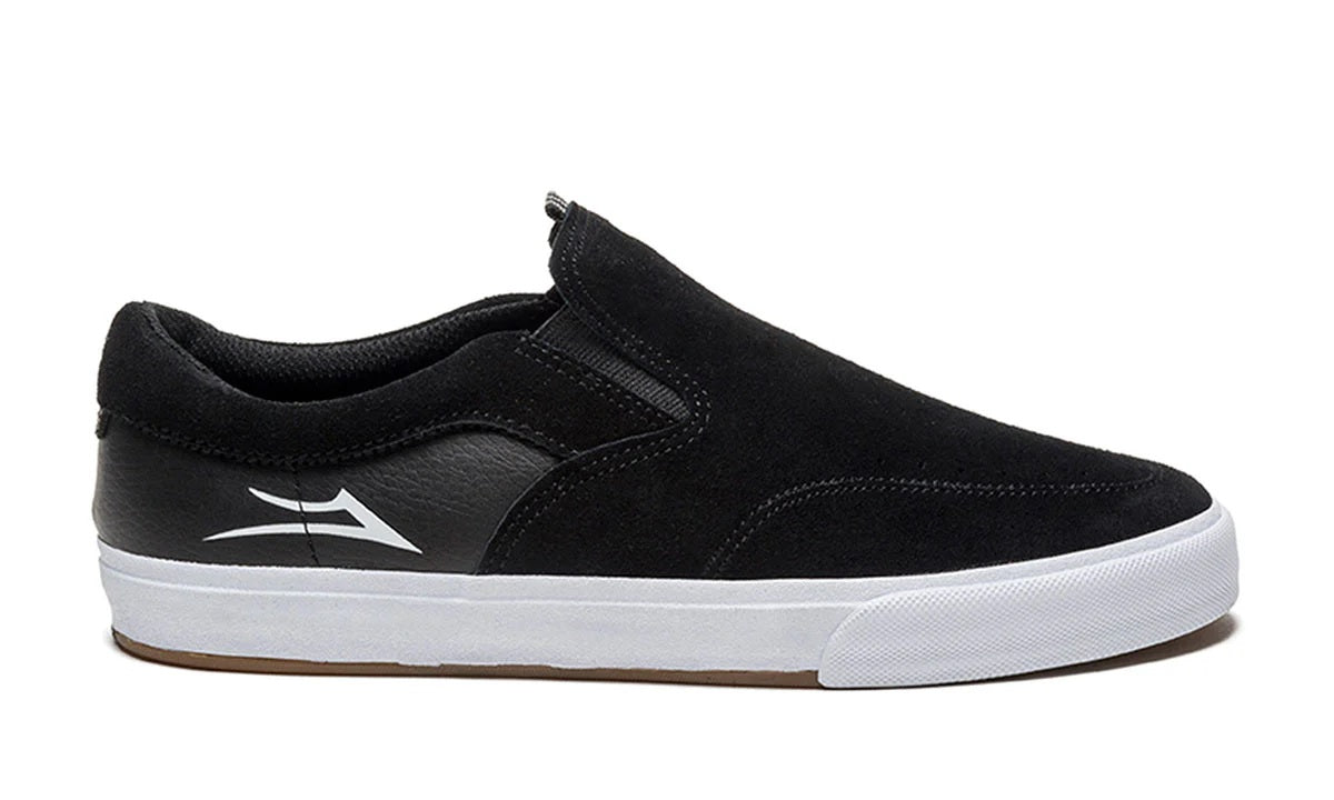 Lakai Owen VLK Skate Shoes - Black Suede