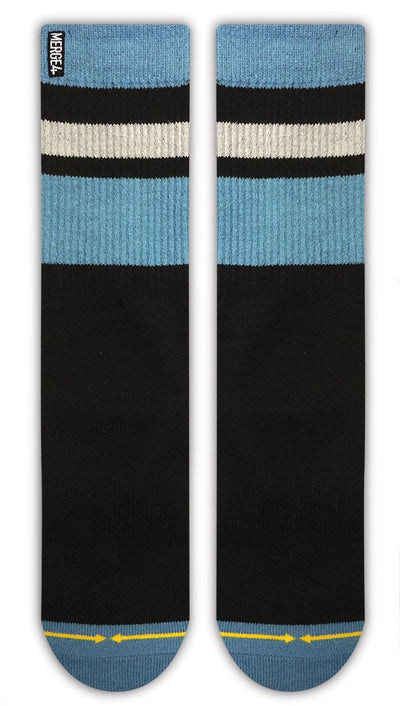Merge4 Haven Black Classic Crew Socks
