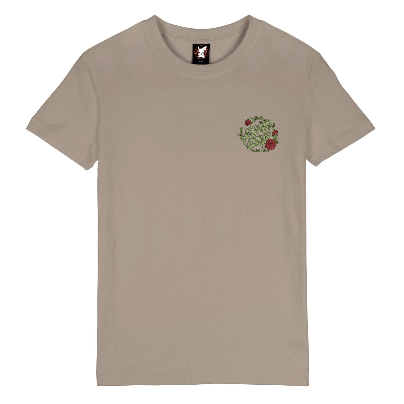 T-Shirt Femme Santa Cruz X Pokémon Bulbasaur Dot - Warm Grey