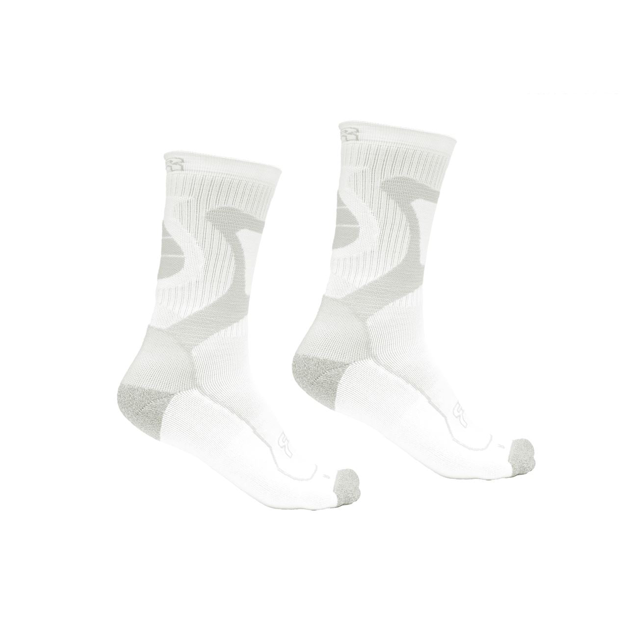 FR Nano Sports Socks - White/Grey