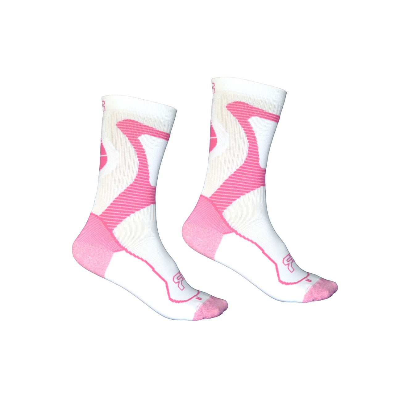 FR Nano Sports Socks - White/Pink