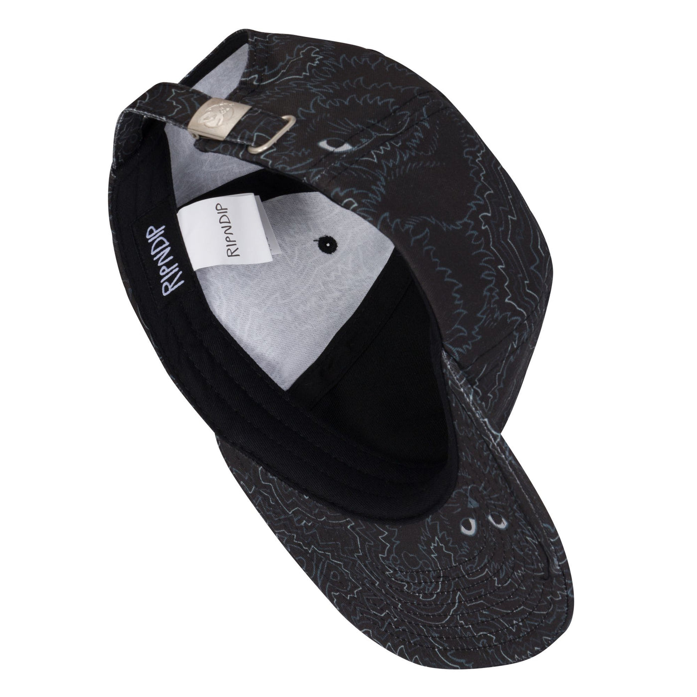 RIPNDIP Big Pussy Energy 6 Panel Hat - Black