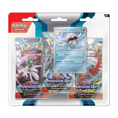 Pokémon TCG: Scarlet & Violet-Paradox Rift 3 Pack Blister - Cetitan