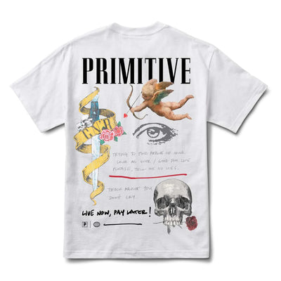 Camiseta Primitive X Guns N' Roses Don't Cry - Blanco