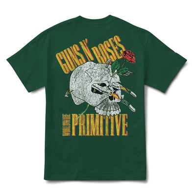 Primitive X Guns N' Roses Nightrain T-Shirt - Forest Green