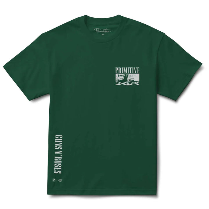 Primitive X Guns N' Roses Nightrain T-Shirt Forest Green