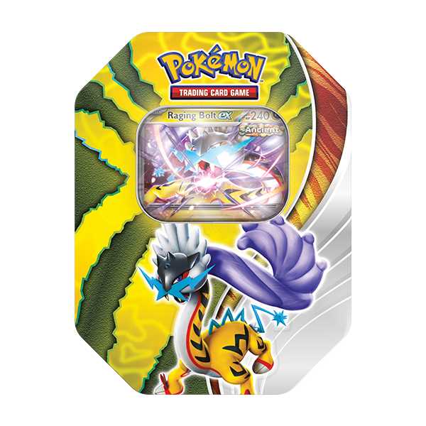 Pokémon TCG: Paradox Destinies Tin - Raging Bolt ex