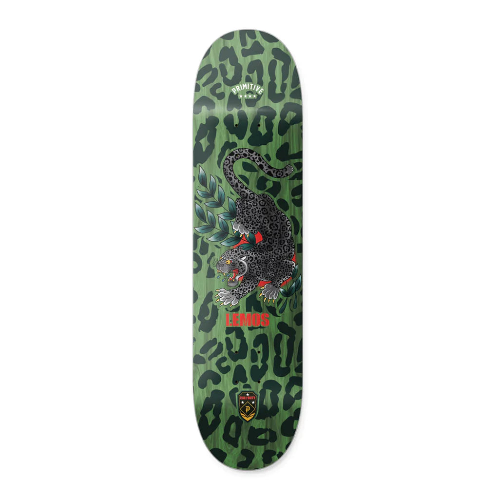 Primitive X Call Of Duty Black Jaguar Lemos Skateboard Deck - 8.25"