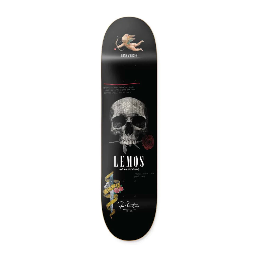 Primitive X Guns N' Roses Lemos Don't Cry Skateboard Deck - 8.25"