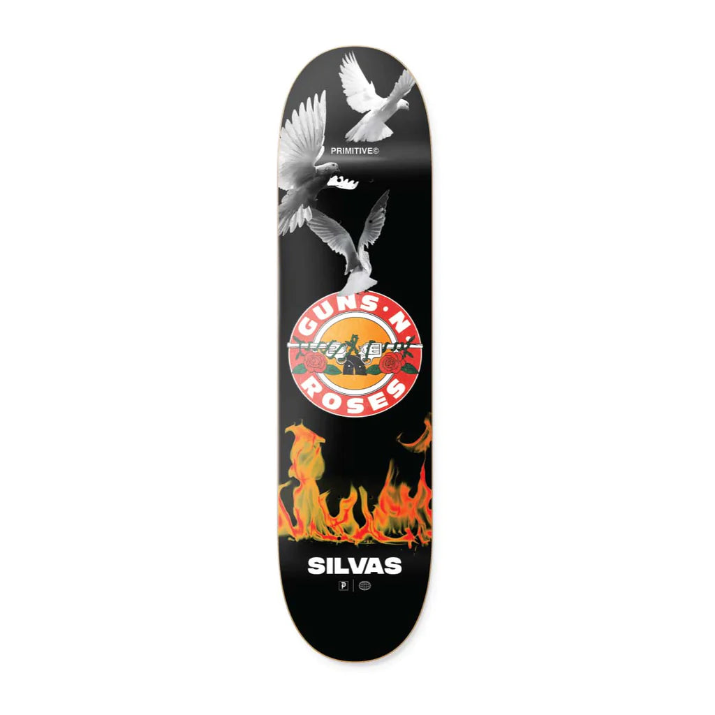 Primitive X Guns N' Roses Silvas Next Door Skateboard Deck - 8.38"