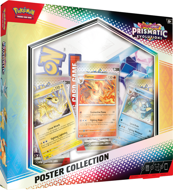 Pokémon TCG: Scarlet & Violet Prismatic Evolutions Poster