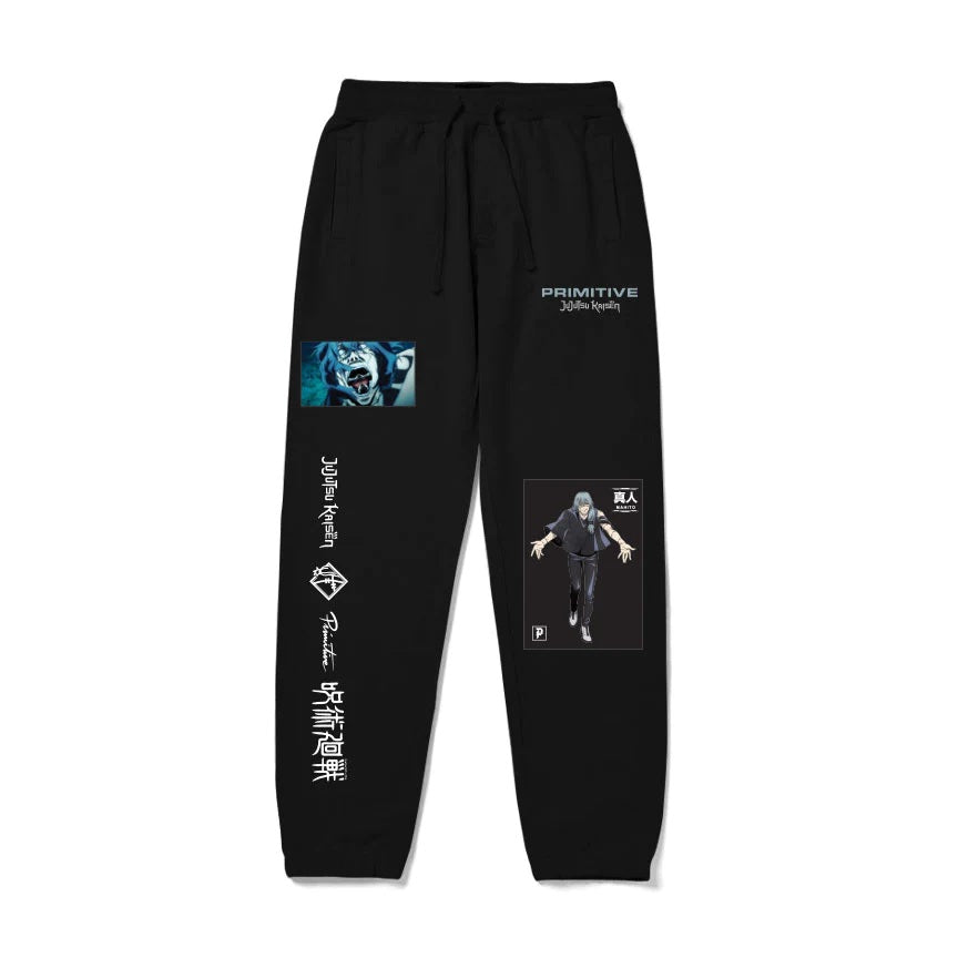 Primitive X Jujutsu Kaisen Mahito Sweatpants - Black