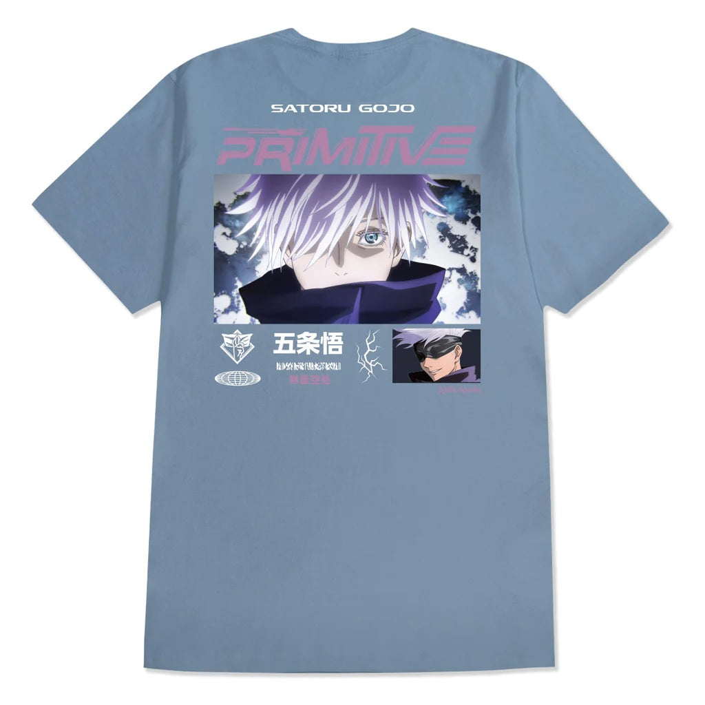 Primitive X Jujutsu Kaisen Satoru T Shirt - Slate