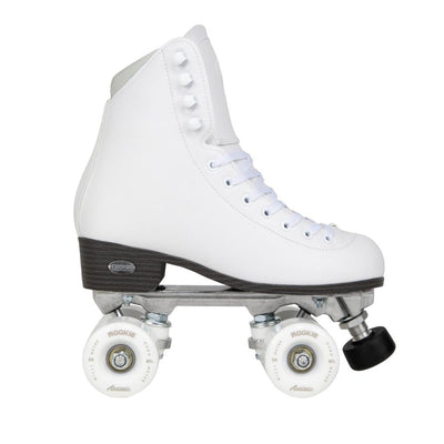 Rookie Artistic Quad Roller Skates - White
