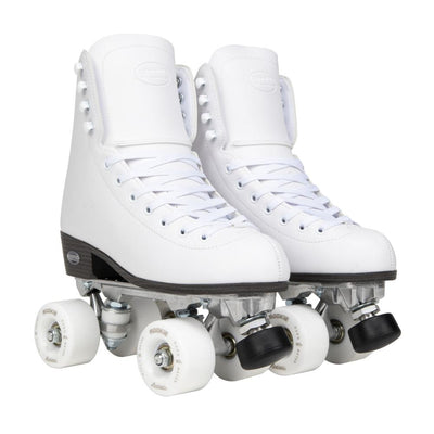 Rookie Artistic Quad Roller Skates - White